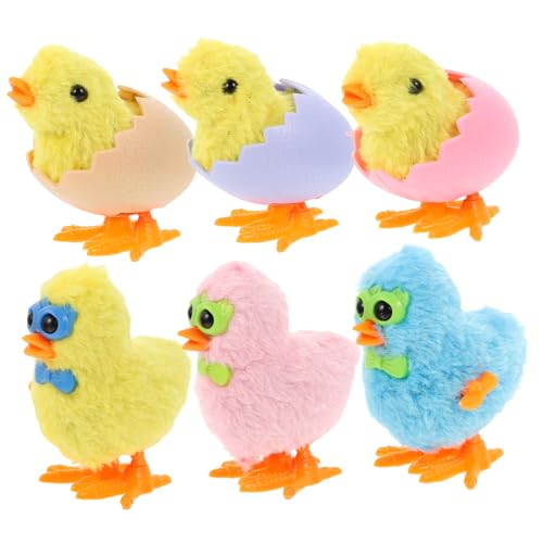 TOYANDONA 6 Stück Teiliges Aufziehspielzeug Küken Lustiges Laufspielzeug für Ostergeschenke und Mitgebsel für Geburtstagsfeiern Fördert die Eltern Junge Mädchen Bindung TOYANDONA 6 Stück Teiliges Aufziehspielzeug Küken Lustiges Laufspielzeug für Ostergeschenke und Mitgebsel für Geburtstagsfeiern Fördert die Eltern Junge Mädchen Bindung von TOYANDONA
