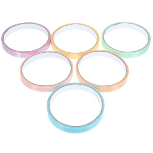 TOYANDONA 6 Stück Teiliges Bunte Sticky Ball Klebebänder Stressabbau Selbstklebend Leicht Tragbar für DIY Spaß und Entspannung TOYANDONA 6 Stück Teiliges Bunte Sticky Ball Klebebänder Stressabbau Selbstklebend Leicht Tragbar für DIY Spaß und Entspannung von TOYANDONA