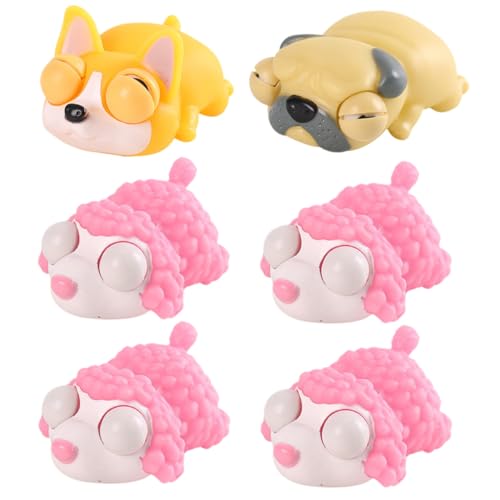 TOYANDONA 6 Stück Teiliges Cartoon Tier Quetschspielzeug Stressabbau Party Mitgebsel TOYANDONA 6 Stück Teiliges Cartoon Tier Quetschspielzeug Stressabbau Party Mitgebsel von TOYANDONA