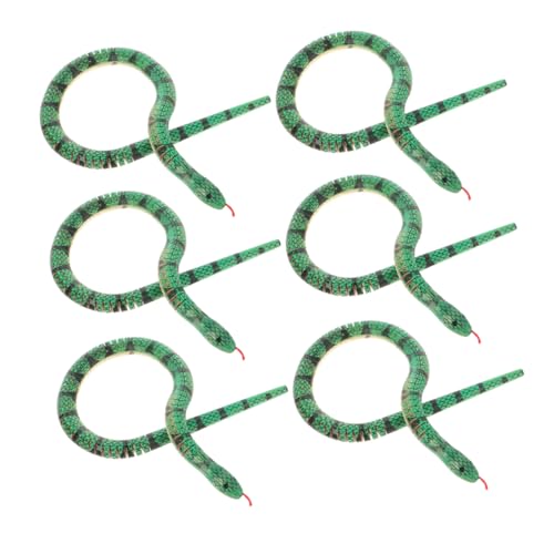 TOYANDONA 6 Stück Teiliges Flexible Holzschlangen mit Realistischem Design Gelenkige Deko Schlangen für Halloween Bunte Detailreiche Holzfiguren als Party Mitgebsel und Streichelspielzeug TOYANDONA 6 Stück Teiliges Flexible Holzschlangen mit Realistischem Design Gelenkige Deko Schlangen für Halloween Bunte Detailreiche Holzfiguren als Party Mitgebsel und Streichelspielzeug von TOYANDONA