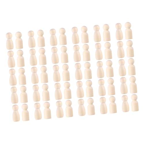 TOYANDONA 60 Stück Teiliges DIY Bastelfiguren aus Glattem Naturholz für Bemalen Stabile Holzfiguren mit Sicherer Oberfläche für Kreatives Malen und Fantasievolles TOYANDONA 60 Stück Teiliges DIY Bastelfiguren aus Glattem Naturholz für Bemalen Stabile Holzfiguren mit Sicherer Oberfläche für Kreatives Malen und Fantasievolles von TOYANDONA