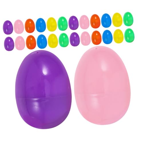 TOYANDONA Befüllbare Ostereier Aus Kunststoff 60 Stück Ostereier Zum Suchen Dekorationen Füllspielzeug für Die Osterparty TOYANDONA Befüllbare Ostereier Aus Kunststoff 60 Stück Ostereier Zum Suchen Dekorationen Füllspielzeug für Die Osterparty von TOYANDONA