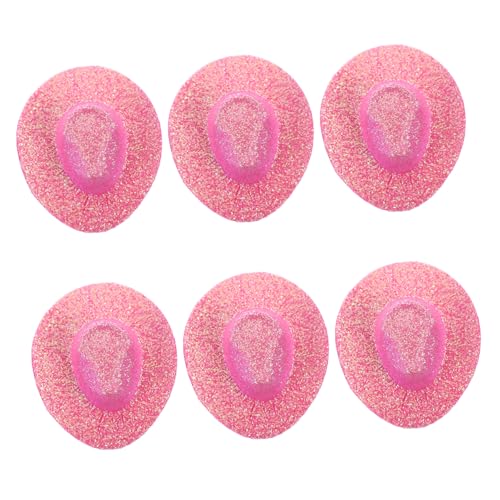 TOYANDONA 6St Mini-Cowboyhut puppenzubehör rosa Cap Wiederverwendbarer Hut Puppenhut zierkappen Cowgirl-Hut Kostüm austauschbare Puppenhüte kleine Hüte für Kuchendekor Kunstleder Rosy TOYANDONA 6St Mini-Cowboyhut puppenzubehör rosa Cap Wiederverwendbarer Hut Puppenhut zierkappen Cowgirl-Hut Kostüm austauschbare Puppenhüte kleine Hüte für Kuchendekor Kunstleder Rosy von TOYANDONA