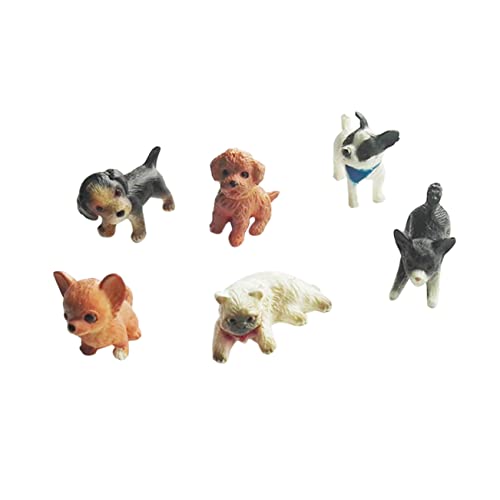 TOYANDONA 6Stücke Mini Katzen Und Figuren Tiermodelle Aus Dekorative Miniaturen Für Sammlung Und Dekoideen Für Zuhause Und Kinderzimmer von TOYANDONA