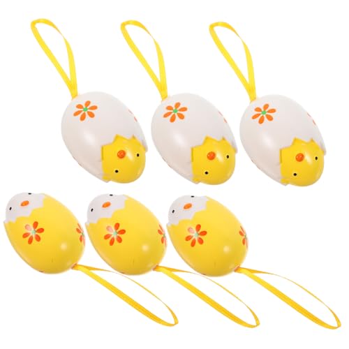 TOYANDONA 6stücke Teiliges Hängende Ostereier-dekorationen Für Frühlingsfeste Bunte Osterei-ornamente Für Osterbaum Gartenaccessoire TOYANDONA 6stücke Teiliges Hängende Ostereier-dekorationen Für Frühlingsfeste Bunte Osterei-ornamente Für Osterbaum Gartenaccessoire von TOYANDONA