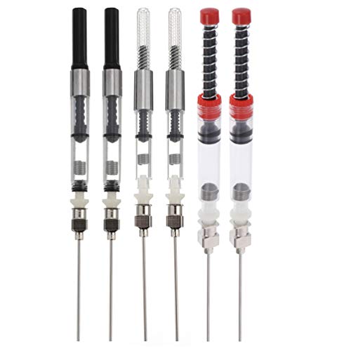 TOYANDONA 6pcs Füllfederhalter Konverter 3. 4 und 2. 6Converter für Standard Füllhalter zum Nachfüllen aus dem Tintenglas Steckkonverter für Füller diverser Hersteller von TOYANDONA