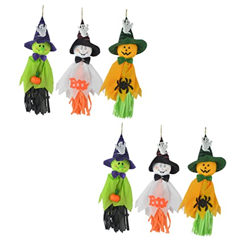 TOYANDONA 6st Halloween-anhänger Valentinszwerge Halloween-Maske Unheimlich Halloween-Vogelscheuche-Dekoration Halloween Hängende Vogelscheuche Halloween-Girlande Kürbisse Außen Tür Papier TOYANDONA 6st Halloween-anhänger Valentinszwerge Halloween-Maske Unheimlich Halloween-Vogelscheuche-Dekoration Halloween Hängende Vogelscheuche Halloween-Girlande Kürbisse Außen Tür Papier von TOYANDONA