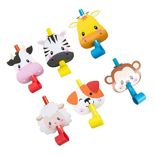 TOYANDONA 6st Tierischer Blasen Kind Blowouts Pfeifen Geburtstag Party Lutscher Favorisieren Glühen Dekorationen Füllstoffe Blowouts Gebläse Pfeife Aus Papier Plastikpapier TOYANDONA 6st Tierischer Blasen Kind Blowouts Pfeifen Geburtstag Party Lutscher Favorisieren Glühen Dekorationen Füllstoffe Blowouts Gebläse Pfeife Aus Papier Plastikpapier von TOYANDONA