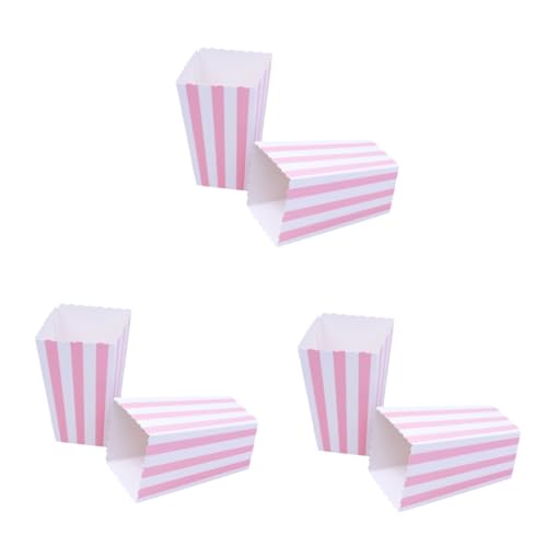 TOYANDONA 72 Stück Kartons Party-süßigkeiten-kartons Popcorn-karton Popcorn Aus Pappe Kasten Sektor von TOYANDONA
