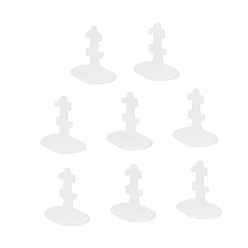 TOYANDONA 8 Stück Puppe Fußstütze puppenkleiderbügel Puppen kleiderbügel Puppenkleiderständer puppenbügel Puppenständer Puppenkleidung Puppenkleiderstand Rack ausstellen Plastik Transparent von TOYANDONA