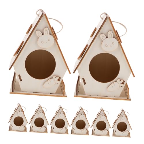 TOYANDONA 8 Stück Teiliges Holz Vogelhaus Bastelset für DIY Bemalbares Nistkasten Robustes Holz zum Aufhängen Kreatives Kunst und Bastelprojekt für Jungen und Mädchen für Gruppenaktivitäten TOYANDONA 8 Stück Teiliges Holz Vogelhaus Bastelset für DIY Bemalbares Nistkasten Robustes Holz zum Aufhängen Kreatives Kunst und Bastelprojekt für Jungen und Mädchen für Gruppenaktivitäten von TOYANDONA