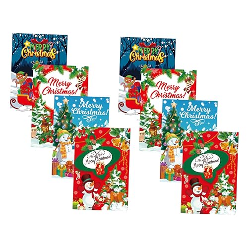 TOYANDONA 8 Stück Teiliges Weihnachts Weinflaschen Etiketten mit Kreativen Mustern Selbstklebend Rückstandsfrei Geeignet für Partydeko Geschenkverpackung für Wein und Bierflaschen bei Festen TOYANDONA 8 Stück Teiliges Weihnachts Weinflaschen Etiketten mit Kreativen Mustern Selbstklebend Rückstandsfrei Geeignet für Partydeko Geschenkverpackung für Wein und Bierflaschen bei Festen von TOYANDONA