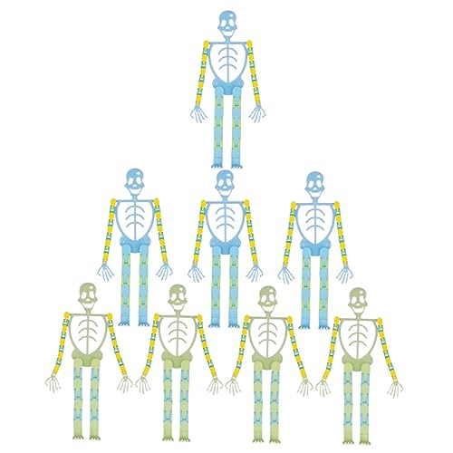 TOYANDONA 8St Verschiedene Skelettrahmen Halloween Maske Stütze unheimlich Kostüm dekompressionsspielzeug dekompressions horror story dekoration Skelett-Anhänger Raumbedarf Plastik TOYANDONA 8St Verschiedene Skelettrahmen Halloween Maske Stütze unheimlich Kostüm dekompressionsspielzeug dekompressions horror story dekoration Skelett-Anhänger Raumbedarf Plastik von TOYANDONA