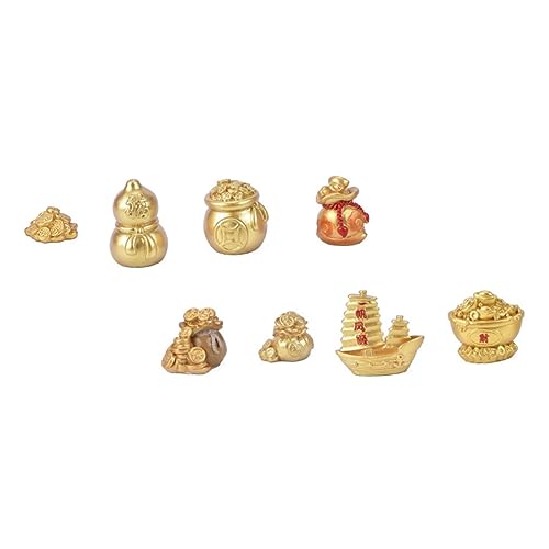 TOYANDONA 8st Neujahrsdekorationen 2021 Jahr Der Ochsenfiguren Schmuckstücke Drachendekoration Aus Papier Dekorationen Für Aquarien Aufkleber Reichtumsdekor Anziehen Golden Harz TOYANDONA 8st Neujahrsdekorationen 2021 Jahr Der Ochsenfiguren Schmuckstücke Drachendekoration Aus Papier Dekorationen Für Aquarien Aufkleber Reichtumsdekor Anziehen Golden Harz von TOYANDONA