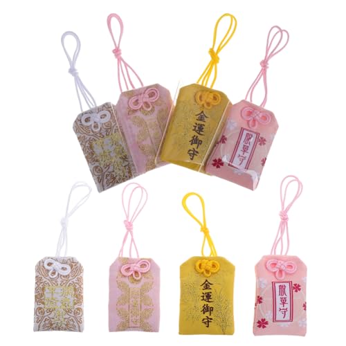 TOYANDONA 8st Wächter-gebetstasche Chinesischer Glücksanhänger Beim Aufhängen Der Beutel Japanische Glücksamulette Japanische Omamori-anhänger Glücksbringer Für Männer Stoff TOYANDONA 8st Wächter-gebetstasche Chinesischer Glücksanhänger Beim Aufhängen Der Beutel Japanische Glücksamulette Japanische Omamori-anhänger Glücksbringer Für Männer Stoff von TOYANDONA
