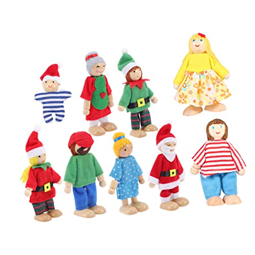 TOYANDONA 9 Stück Teiliges Handpuppen Spielset für Holzfiguren für Rollenspiele Puppenhaus und Geschichtenerzählen für Motorische Fähigkeiten und Kreative Entwicklung TOYANDONA 9 Stück Teiliges Handpuppen Spielset für Holzfiguren für Rollenspiele Puppenhaus und Geschichtenerzählen für Motorische Fähigkeiten und Kreative Entwicklung von TOYANDONA