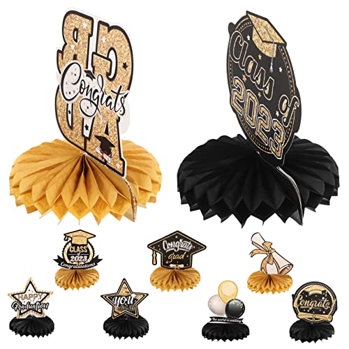 TOYANDONA 9 Stück herzlichen glückwunsch Grad partyzubehör Grad groovig partyzubehör & Dekoration Abschlussfeier Dekoration Wabenkugeldekore Dekoration zum Thema Abschluss Papier Black TOYANDONA 9 Stück herzlichen glückwunsch Grad partyzubehör Grad groovig partyzubehör & Dekoration Abschlussfeier Dekoration Wabenkugeldekore Dekoration zum Thema Abschluss Papier Black von TOYANDONA