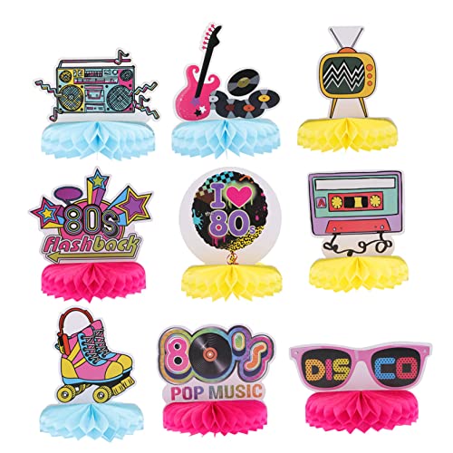 TOYANDONA 9St der 80er Jahre Bienenwabe Neon-Accessoires Jahrzehnte Partydekoration Fanny hochzeitsdeko hochzeitsdeco Waben-Mittelstücke 80er Dekorationen für Partys Papier Colorful TOYANDONA 9St der 80er Jahre Bienenwabe Neon-Accessoires Jahrzehnte Partydekoration Fanny hochzeitsdeko hochzeitsdeco Waben-Mittelstücke 80er Dekorationen für Partys Papier Colorful von TOYANDONA