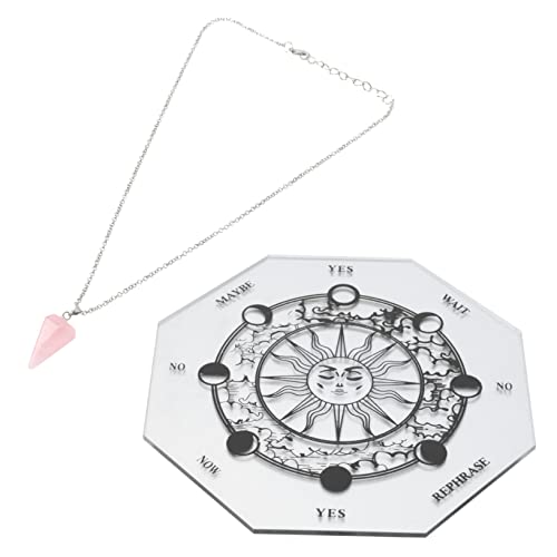 TOYANDONA Acryl Wahrsageplatte für Tischdekoration Geschnitztes Astrologie Board Kreative Wahrsage Requisite mit Design für Home Dekoration TOYANDONA Acryl Wahrsageplatte für Tischdekoration Geschnitztes Astrologie Board Kreative Wahrsage Requisite mit Design für Home Dekoration von TOYANDONA