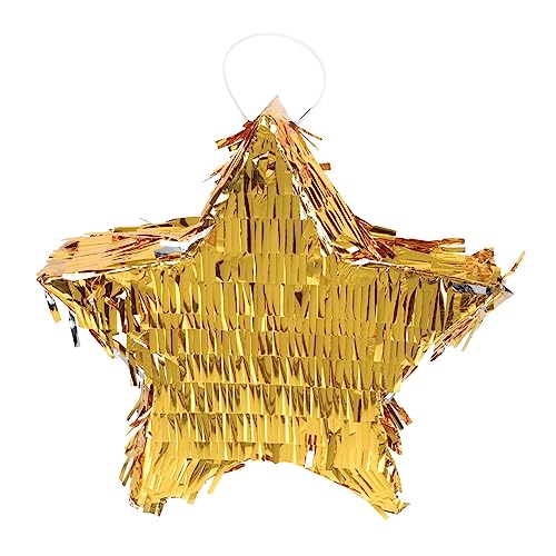 TOYANDONA Aluminiumfolie Stern Pinata Kindergeburtstag Party Beschäftigung Shower Geschenkfüllung Spaß für Jungen Mädchen Dekoration von TOYANDONA