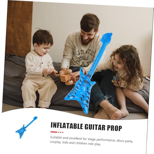 TOYANDONA Aufblasbare Rockgitarre Leichtes Sicheres Party-Accessoire Aufblasbar für Disco Bühnenauftritt Mottoparty Band Requisite Geeignet für Erwachsene Zufällige Farbe TOYANDONA Aufblasbare Rockgitarre Leichtes Sicheres Party-Accessoire Aufblasbar für Disco Bühnenauftritt Mottoparty Band Requisite Geeignet für Erwachsene Zufällige Farbe von TOYANDONA