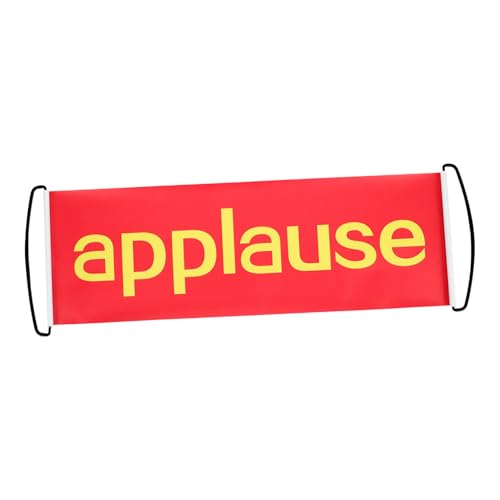 TOYANDONA Automatisch Einziehbares Applausbanner für Partys und Aufführungen Vielseitige Requisite für Hochzeiten Geburtstagsfeiern und Theateraufführungen Leicht und Tragbar Einfach TOYANDONA Automatisch Einziehbares Applausbanner für Partys und Aufführungen Vielseitige Requisite für Hochzeiten Geburtstagsfeiern und Theateraufführungen Leicht und Tragbar Einfach von TOYANDONA