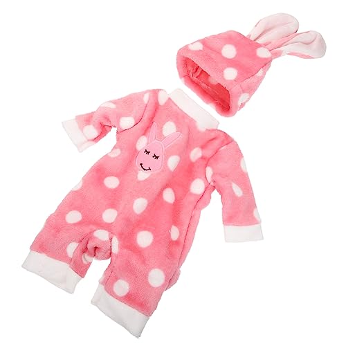 TOYANDONA Baby Puppen Kleidung Babysachen 2 Teiliges Puppenpyjama Set Für Puppen Üße Nachtwäsche Mit Punkten Und Hasenmotiv Für Ädchenpuppen Wiederverwendbare Puppenbekleidung TOYANDONA Baby Puppen Kleidung Babysachen 2 Teiliges Puppenpyjama Set Für Puppen Üße Nachtwäsche Mit Punkten Und Hasenmotiv Für Ädchenpuppen Wiederverwendbare Puppenbekleidung von TOYANDONA