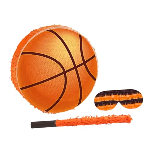 TOYANDONA Basketball Pinata Party mit Bat Augenbinde und Konfetti Bunte Sport Mottoparty Deko für Kindergeburtstag Schulfeiern und Sportevents Einfach zu Befüllen und Aufzuhängen Lustiges TOYANDONA Basketball Pinata Party mit Bat Augenbinde und Konfetti Bunte Sport Mottoparty Deko für Kindergeburtstag Schulfeiern und Sportevents Einfach zu Befüllen und Aufzuhängen Lustiges von TOYANDONA