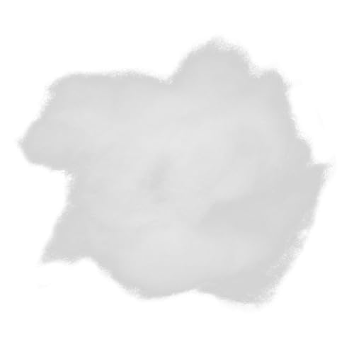 TOYANDONA Beutel Hochelastische Füllwatte Polyester Faserfüllung mit Hoher Rückstellkraft für Kuscheltiere Kissenfüllung DIY Bastelmaterial für Sofakissen und Puppen von TOYANDONA