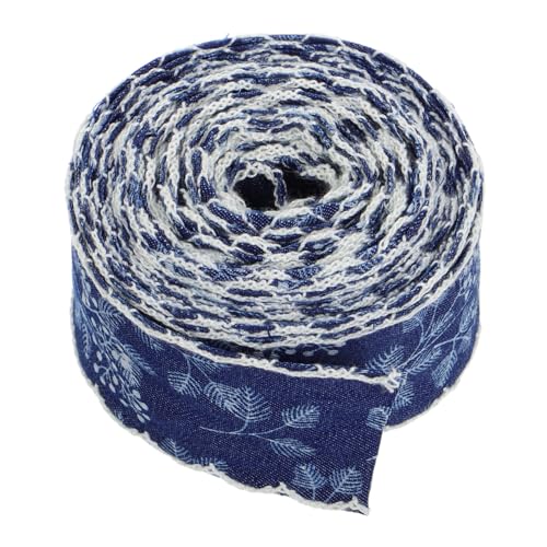TOYANDONA Denim-Band Haarband jeansgürtel Dekorationsband Textilband Schleifenband Baumwollband Wellenfransenbesatz Denim-Umhängetasche Jeans-Korsett-Oberteil Jeans-Haarschleife Polyester TOYANDONA Denim-Band Haarband jeansgürtel Dekorationsband Textilband Schleifenband Baumwollband Wellenfransenbesatz Denim-Umhängetasche Jeans-Korsett-Oberteil Jeans-Haarschleife Polyester von TOYANDONA