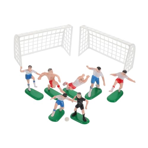 TOYANDONA Detaillierte Fußballspieler-miniaturen Weißes Torwartfeld-Set Fußball-tischdekoration Für Jungengeburtstag TOYANDONA Detaillierte Fußballspieler-miniaturen Weißes Torwartfeld-Set Fußball-tischdekoration Für Jungengeburtstag von TOYANDONA