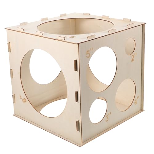 TOYANDONA Faltbare Ballongrößenbox mit Präzisen Messlöchern Vielseitiges Messwerkzeug für Runde Ballons Geeignet für Geburtstags Hochzeitsdekorationen Verschiedene für Exakte Ballonmessung TOYANDONA Faltbare Ballongrößenbox mit Präzisen Messlöchern Vielseitiges Messwerkzeug für Runde Ballons Geeignet für Geburtstags Hochzeitsdekorationen Verschiedene für Exakte Ballonmessung von TOYANDONA