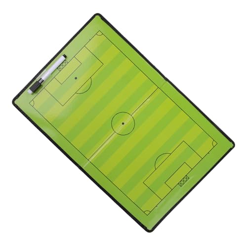 TOYANDONA Faltbares Fußball Taktikboard Set Tragbare Magnettafel für Trainer mit Stiften und Radiergummi für Spielstrategien und Anweisungen Robustes Material Leicht und Langlebig von TOYANDONA