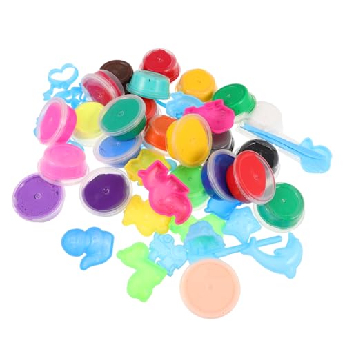 TOYANDONA Farben Modelliermasse für Ultraleichte Lufttrocknende Knete ohne Kleben mit Werkzeugen Formen Kinderfreundliches DIY Bastelset für Mädchen und Jungen Einfache von TOYANDONA
