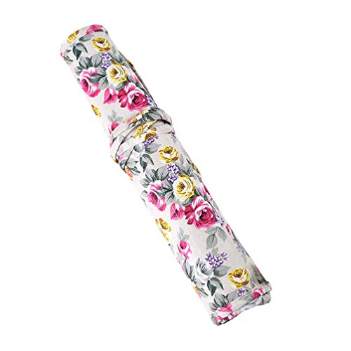 TOYANDONA Federmäppchenschlitz Farbständer 22 Slots Pinselrolle Halter Rollup Pen Fall für Künstler Pinsel Bleistift Halter Bleistift Leinwandständer von TOYANDONA