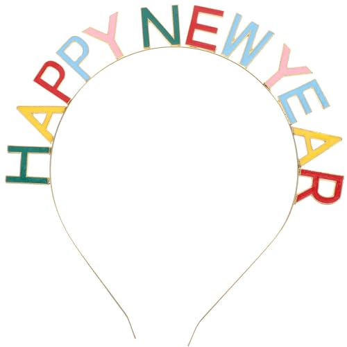 TOYANDONA Frohes Neues Jahr-Stirnbänder Für Frauen Strass-Silvester-Haarbänder Neujahrsparty-Zubehör Haar-Accessoire-Geschenke von TOYANDONA