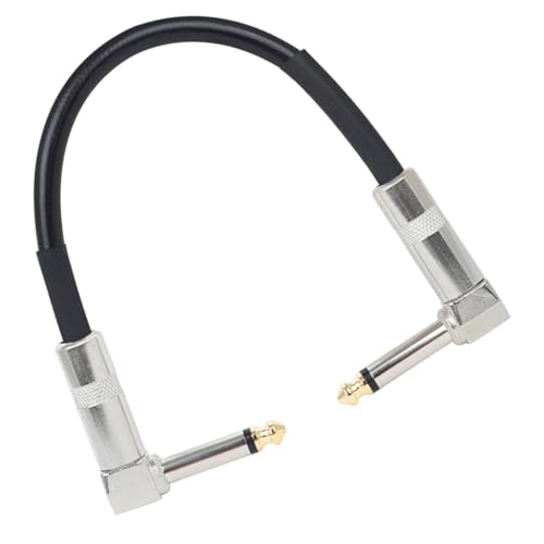 TOYANDONA Gitarre Effektkabel Metallstecker Langlebiges Patchkabel für Gitarreneffekte Professionelles Stromversorgungskabel Robust und Tragbar für Musiker TOYANDONA Gitarre Effektkabel Metallstecker Langlebiges Patchkabel für Gitarreneffekte Professionelles Stromversorgungskabel Robust und Tragbar für Musiker von TOYANDONA