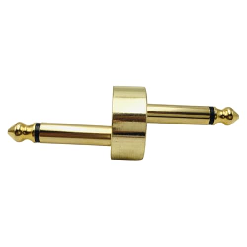 TOYANDONA Gitarren Effektpedal Kupplung Metall Geräuscharm Langlebig Kompakt Adapter für Effektgeräte Stecker Robustes Gitarrenzubehör TOYANDONA Gitarren Effektpedal Kupplung Metall Geräuscharm Langlebig Kompakt Adapter für Effektgeräte Stecker Robustes Gitarrenzubehör von TOYANDONA