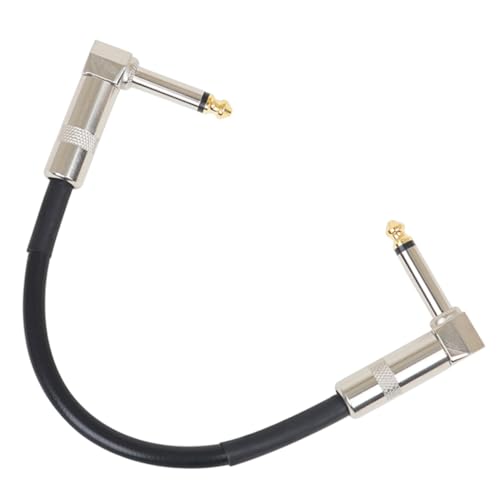 TOYANDONA Gitarreneffektkabel Gitarrenzubehör Gitarreneffektor Netzkabel Gitarrenkabel Gitarreneffekt Zubehör Gitarreneffekt Netzteil Gitarrenkabel Solid Guitar Supply Black Metal von TOYANDONA