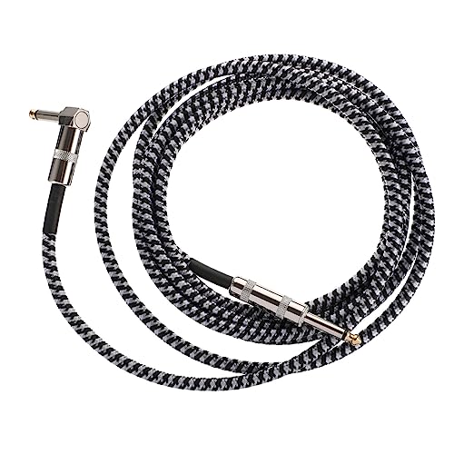 TOYANDONA Gitarrenkabel mit Geflochtener Ummantelung Audio Instrumentenkabel Gewinkelter Stecker zu Geradem Stecker Robust Geräuscharm für Bühne Ktv Heimgebrauch TOYANDONA Gitarrenkabel mit Geflochtener Ummantelung Audio Instrumentenkabel Gewinkelter Stecker zu Geradem Stecker Robust Geräuscharm für Bühne Ktv Heimgebrauch von TOYANDONA