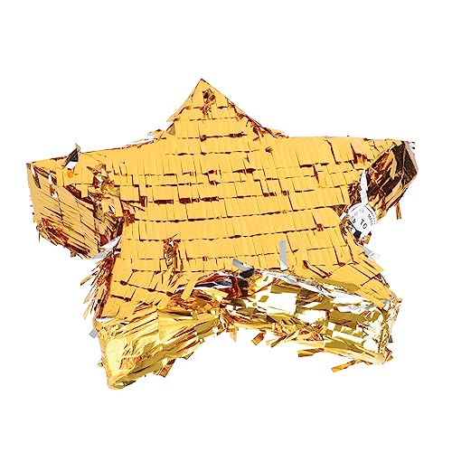 TOYANDONA Goldene Star Pinata aus Aluminiumfolie Candy Filled und Party Deko Kindergeburtstag zum Befüllen Kreatives Stern Design Festliche Geburtstagsfeier Zubehör TOYANDONA Goldene Star Pinata aus Aluminiumfolie Candy Filled und Party Deko Kindergeburtstag zum Befüllen Kreatives Stern Design Festliche Geburtstagsfeier Zubehör von TOYANDONA