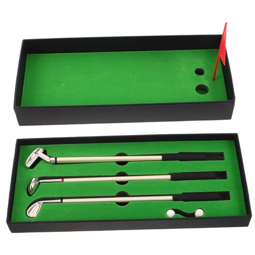 TOYANDONA Golf Kugelschreiber Set mit Mini Golfball Flagge Hochwertiges Schreibset im Tragbaren Etui Glattes Schreiben Stilvolles Büroaccessoire und für Golfer für Reisen und Arbeit TOYANDONA Golf Kugelschreiber Set mit Mini Golfball Flagge Hochwertiges Schreibset im Tragbaren Etui Glattes Schreiben Stilvolles Büroaccessoire und für Golfer für Reisen und Arbeit von TOYANDONA