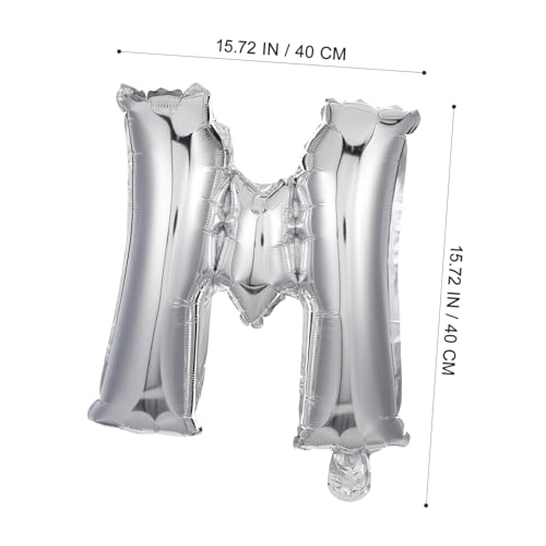 TOYANDONA Graduations-folienballons Silber Prom Partydekoration Langlebig Einfach Aufblasbar für Abschlussfeier Festliche Atmosphäre Feier TOYANDONA Graduations-folienballons Silber Prom Partydekoration Langlebig Einfach Aufblasbar für Abschlussfeier Festliche Atmosphäre Feier von TOYANDONA