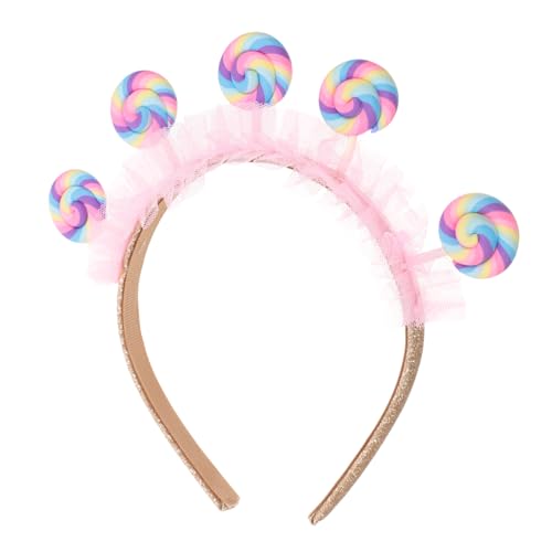 TOYANDONA Haarreifen Lollipop Design Candy Stirnband für Mädchen Weiches Flexibles Material Kreative Süße Dekoration Passend für Geburtstags Weihnachtsfeiern Komfortabel und Langlebig TOYANDONA Haarreifen Lollipop Design Candy Stirnband für Mädchen Weiches Flexibles Material Kreative Süße Dekoration Passend für Geburtstags Weihnachtsfeiern Komfortabel und Langlebig von TOYANDONA