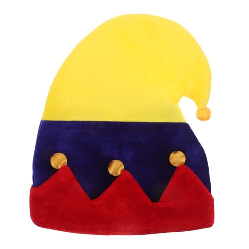 TOYANDONA Halloween-Cosplay-Clownhut für Erwachsene – lustiger, dekorativer Clown-Verrückthut – mehrfarbige Karnevals-Kopfbedeckung, Performance-Requisite für Kostüm und Zirkus TOYANDONA Halloween-Cosplay-Clownhut für Erwachsene – lustiger, dekorativer Clown-Verrückthut – mehrfarbige Karnevals-Kopfbedeckung, Performance-Requisite für Kostüm und Zirkus von TOYANDONA