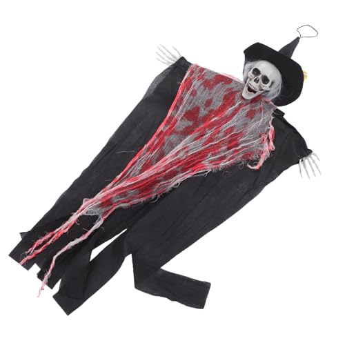 TOYANDONA Halloween Deko Hängende Gruselige Skelett Dekoration für Garten Terrasse und Party Indoor Outdoor mit Verstellbaren Langlebig für Unheimliche Halloween TOYANDONA Halloween Deko Hängende Gruselige Skelett Dekoration für Garten Terrasse und Party Indoor Outdoor mit Verstellbaren Langlebig für Unheimliche Halloween von TOYANDONA