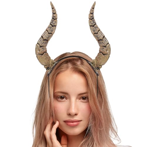 TOYANDONA Halloween-Stirnband Aus Antilopenhörnern – Gothic-Tier-Stierhörner-Haarreif Kostüm-Requisiten Teufelshorn-Cosplay-Zubehör Für Halloween-Cosplay Partys Und Ausgefallene Dekoration TOYANDONA Halloween-Stirnband Aus Antilopenhörnern – Gothic-Tier-Stierhörner-Haarreif Kostüm-Requisiten Teufelshorn-Cosplay-Zubehör Für Halloween-Cosplay Partys Und Ausgefallene Dekoration von TOYANDONA