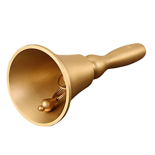 TOYANDONA Hand-Rock- Musikinstrumente Handglocken für Erwachsene Klasse Glocke Antwortglocken Handglocken für Counterglocke tragbare Glocke Kupfer Golden TOYANDONA Hand-Rock- Musikinstrumente Handglocken für Erwachsene Klasse Glocke Antwortglocken Handglocken für Counterglocke tragbare Glocke Kupfer Golden von TOYANDONA