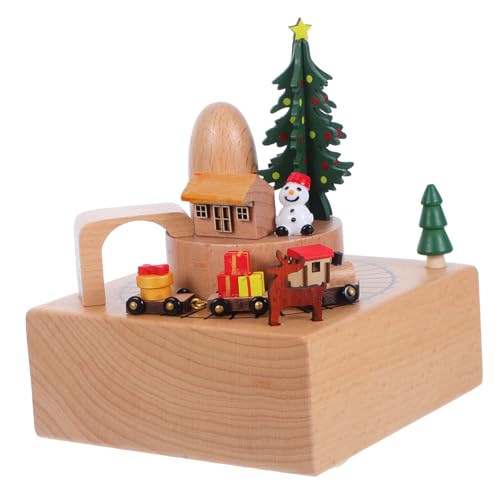 TOYANDONA Handgefertigte Drehbare Spieluhr mit Filigranen Schnitzereien Charmante Heimdekoration und Einzigartiges Geburtstagsgeschenk für Mädchen und Frauen von TOYANDONA