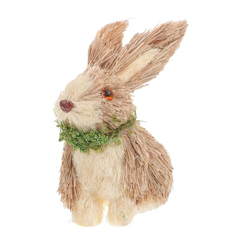 TOYANDONA Handgefertigte Osterhasenfigur aus Stroh Niedliche Frühlingsdeko Vielseitige Farmhouse Tischdekoration Handgefertigtes Ostergeschenk für Zuhause Büro und Kinderzimmer TOYANDONA Handgefertigte Osterhasenfigur aus Stroh Niedliche Frühlingsdeko Vielseitige Farmhouse Tischdekoration Handgefertigtes Ostergeschenk für Zuhause Büro und Kinderzimmer von TOYANDONA